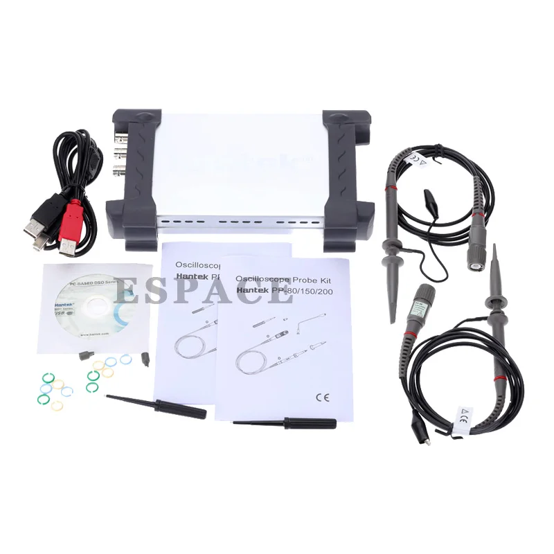 Hantek 6052BE ПК USB осциллограф 2 Цифровой Каналы 50 мГц пропускной способности 150Msa/S