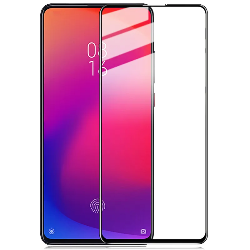 Черный Для Xiaomi mi 9T стекло IMAK полный экран для Xiaomi mi 9T Pro закаленное стекло полное покрытие 9H твердость для Xio mi 9T стекло mi 9TPro - Цвет: Черный