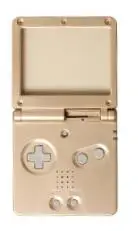 10 комплектов для GBA SP для игры мальчик Корпус чехол Замена Полный Корпус для Advance SP - Цвет: Gold