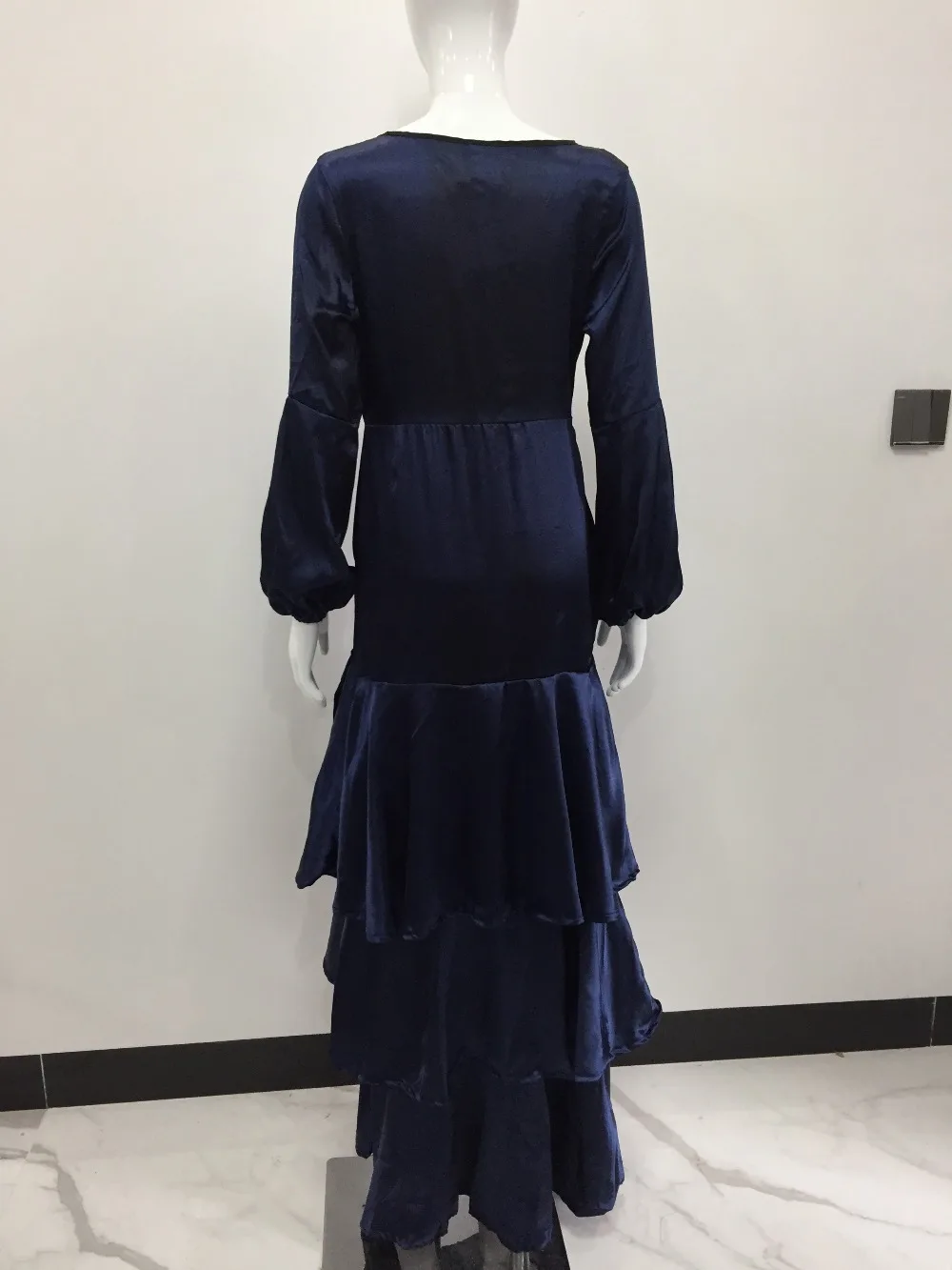 2019 Женские винтажные элегантные вечерние платья с каскадными оборками летние