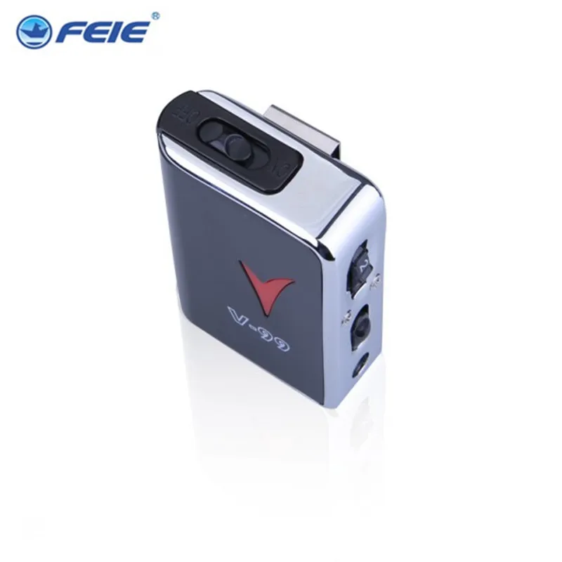 

Super power Hearing aid pocket wire amplifier for headset deafness audiophone listening device V-99