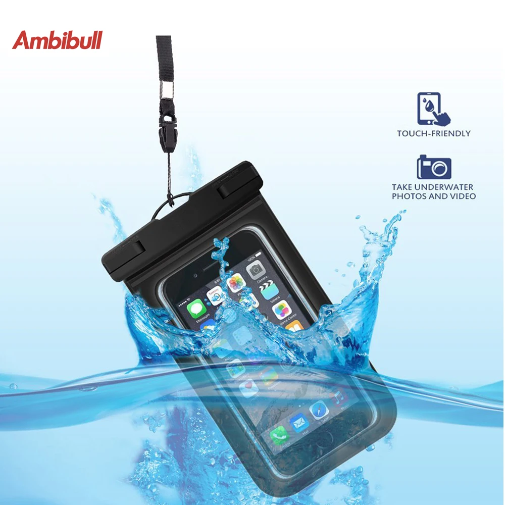Ambibull водонепроницаемый чехол для телефона универсальный карман iPhone XR XS MAX Samsung и