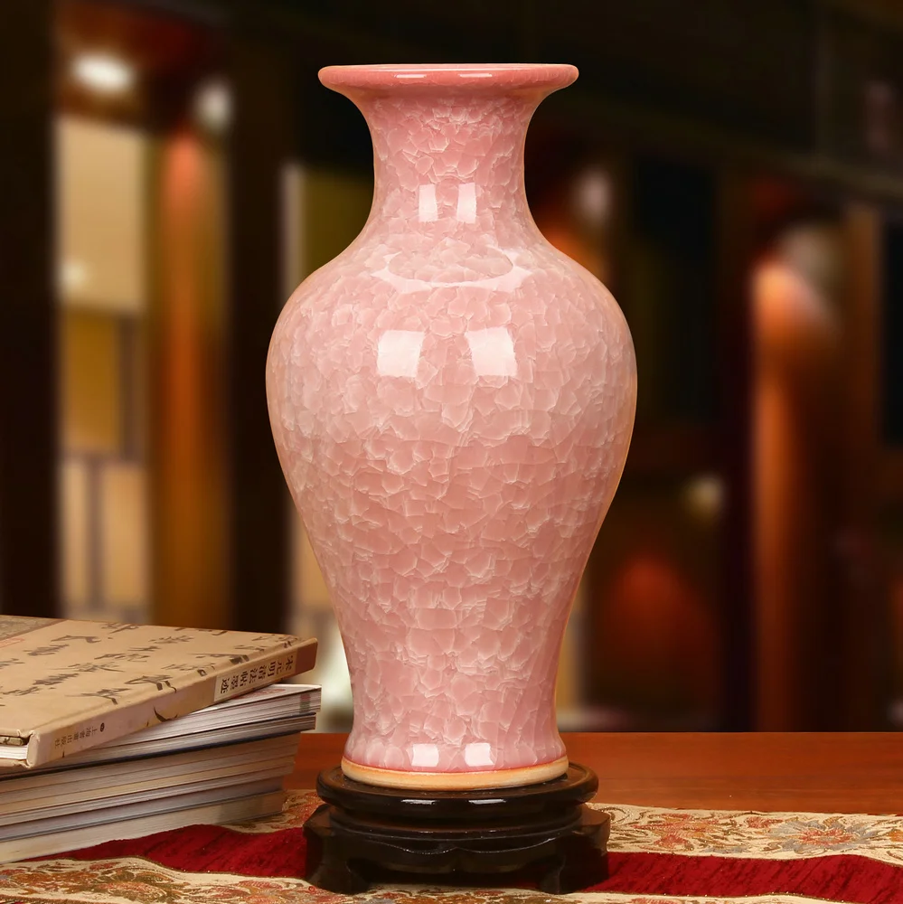 Керамическая ваза Jingdezhen Высококачественная антикварная с трещинами и