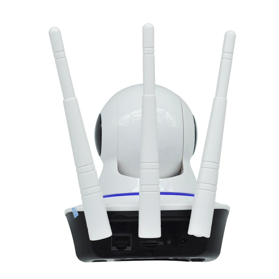 OUERTECH двухсторонняя аудио 720P вращающаяся умная Wi Fi камера безопасности PTZ