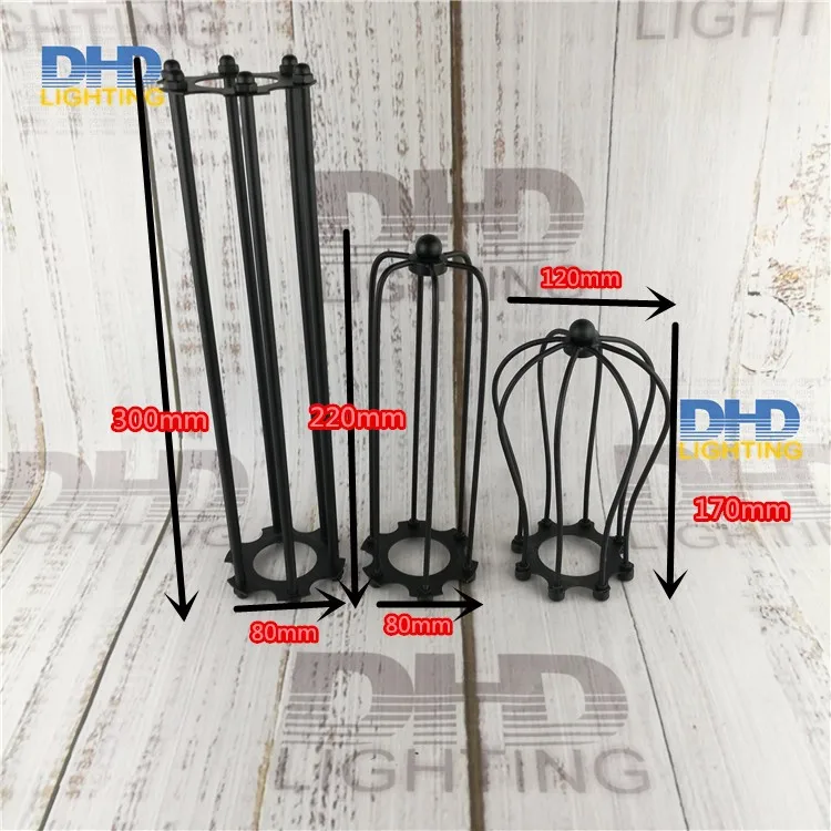 Бесплатная доставка 3 стиля черный металлический абажур в клетку Лидер продаж