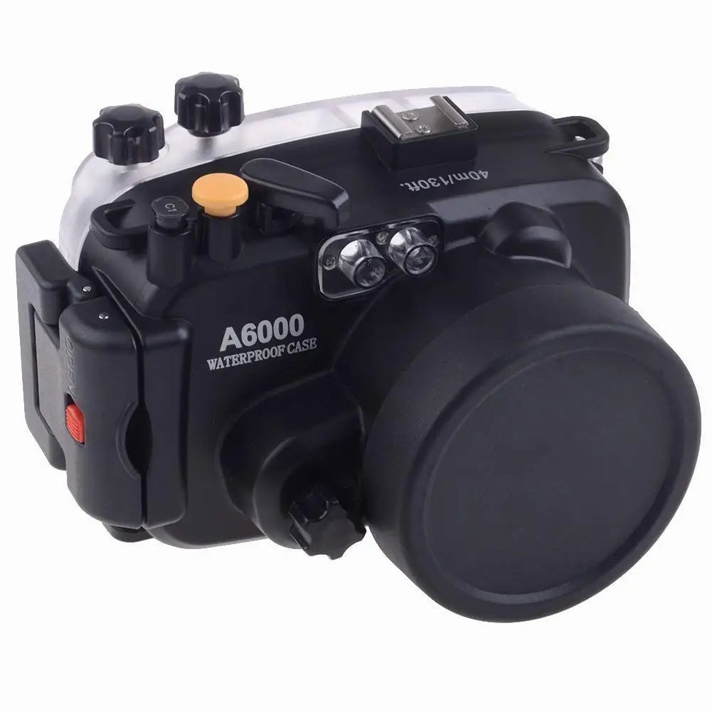 Meikon 40 м 130 футов водонепроницаемый корпус для подводного плавания Sony A6000 16-50 мм