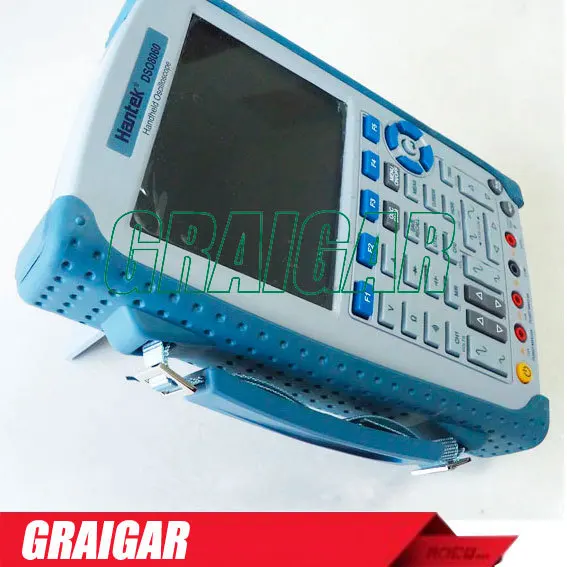 HANTEK DSO8060 цифровой запоминающий осциллограф DSO 5 7 ЖК дисплей 60 МГц 2 канала Ручной