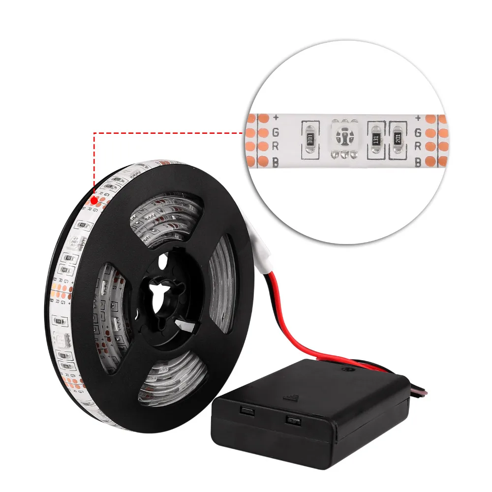 Светодиодные ленты светильник Водонепроницаемый IP65 200 см 5050 SMD гибкие