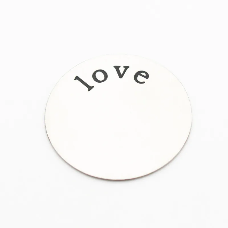 

10pcs/lot 22mm Window Stainless Steel Letter Love Floating Plate Fit 30mm Living Glass Lockets Necklace Bracelet Jewelry