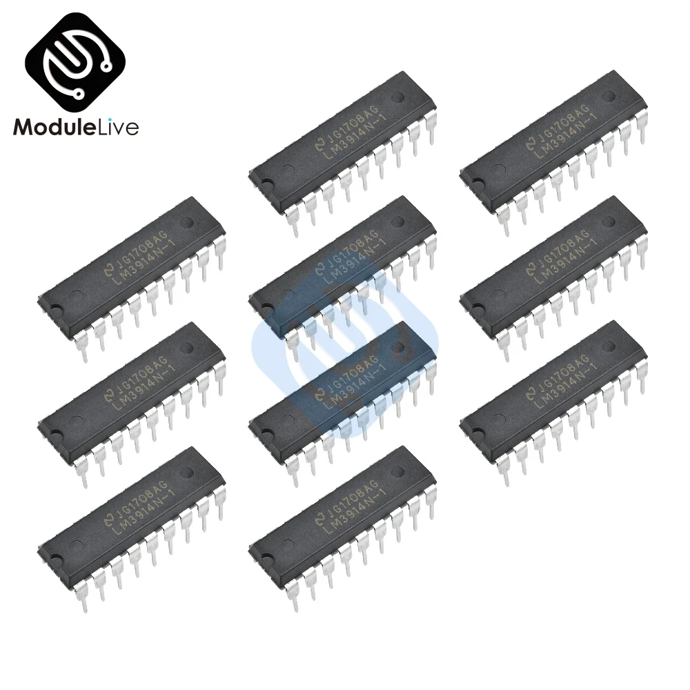 10 шт. LM3914 LM3914N DIP 18 светодиодный драйвер дисплей микросхемы IC новые оригинальные