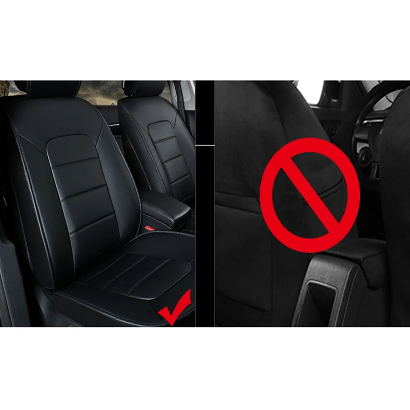 

WLMWL Universal Leather Car seat cover for Jaguar all models XF XE XJ F-PACE F-TYPE car accessorie styling auto Cushion