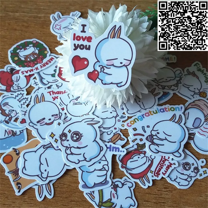 40 шт./лот милые животные стильные смешанные наклейки для детей скейтборд ноутбук