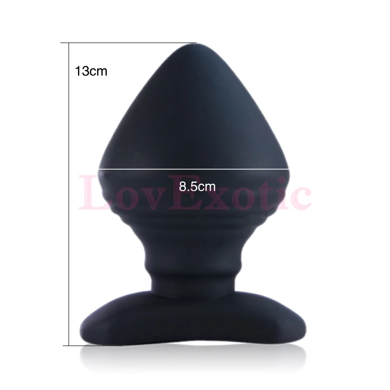 Японская силиконовая огромная Анальная пробка BOSS (Д: 8 5 * В: 13 см) анальная высшего