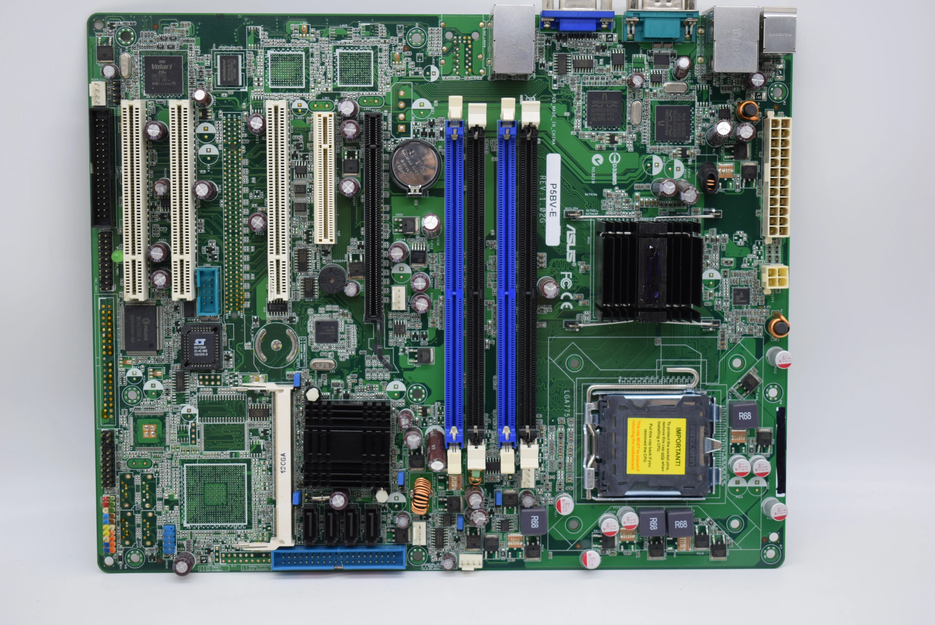Материнская плата для настольного ПК ASUS P5BV E 775 pin 2 гигабитная LAN DDR2 Sea Spider мягкий
