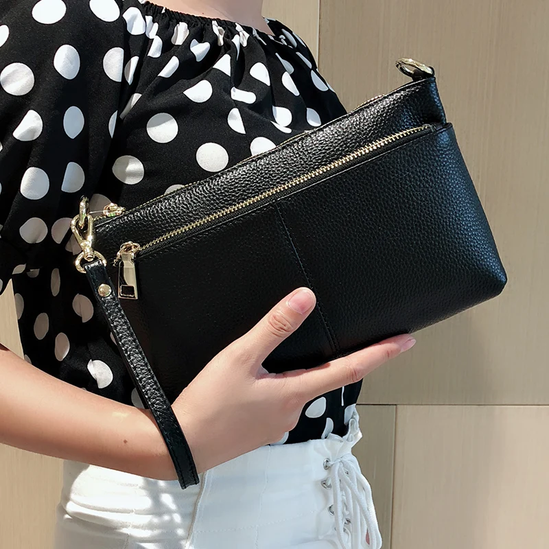 BAQI Women Handbags Shoulder Bags 2019 Fashion Genuine Leather Cowhide Luxury Designer Messenger Crossbody Bag Purse Lady | Багаж и сумки