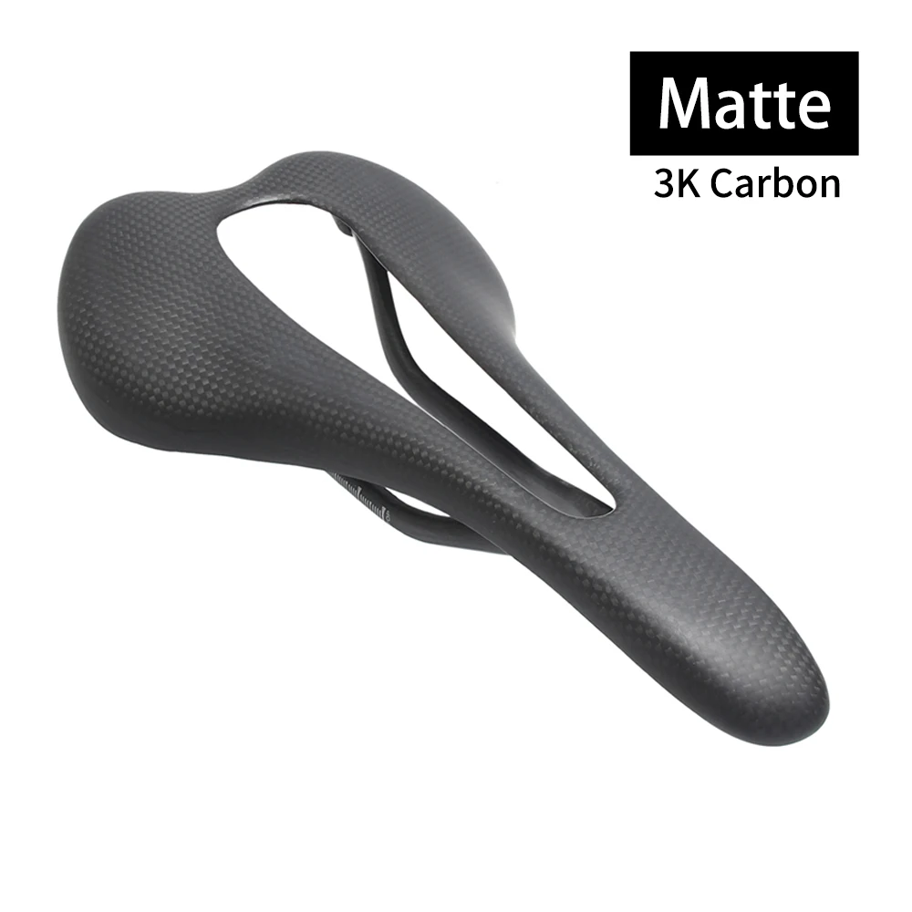 No logo Matte ULLICYC, Брендовое седло для шоссейного велосипеда, горная дорога, велосипедное седло, 3 K, углеродное, матовое, черное, Selle Itali, карбоновое седло,, ZD157 - Цвет: No logo Matte