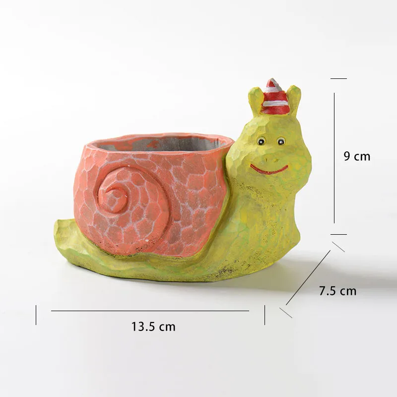 L0540 Суккулентные растения Изготовление бетонной силиконовой формы 3D в форме животных цветочный горшок Ароматерапия подсвечник DIY кашпо из цемента горшок плесень - Цвет: L0540