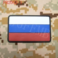 the russian federation skull flag tactical military morale 3d pvc patch 8cm5cm