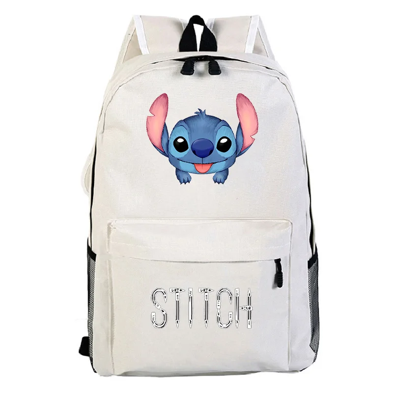 Stitch Men Women Boys Girls Laptop Bags Students Back to School Gift Backpack Fashion Beautiful Popular Pattern Travel Rucksack - Цвет: 1