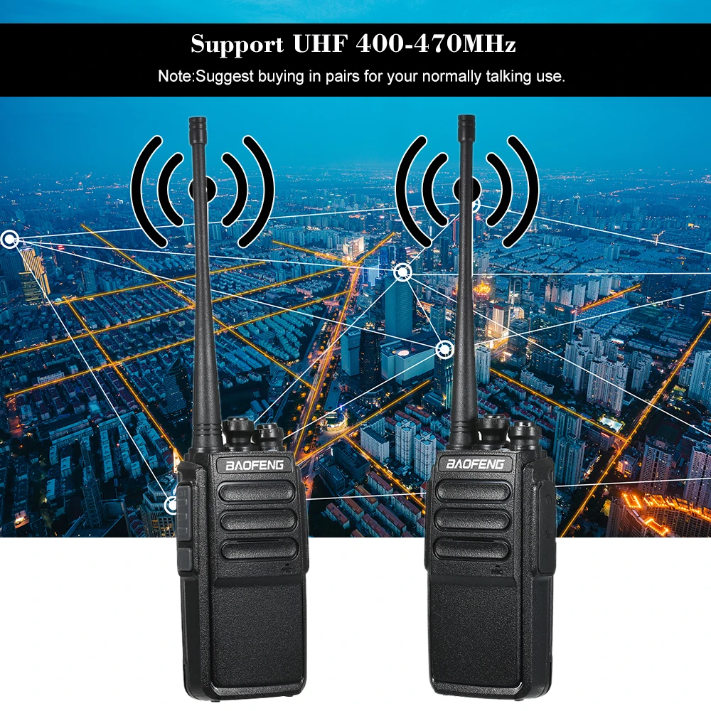 BAOFENG V1 UHF 400-470 МГц Портативный трансивер Interphone 16 каналов памяти PTT ключ запуска батарея экономия рация