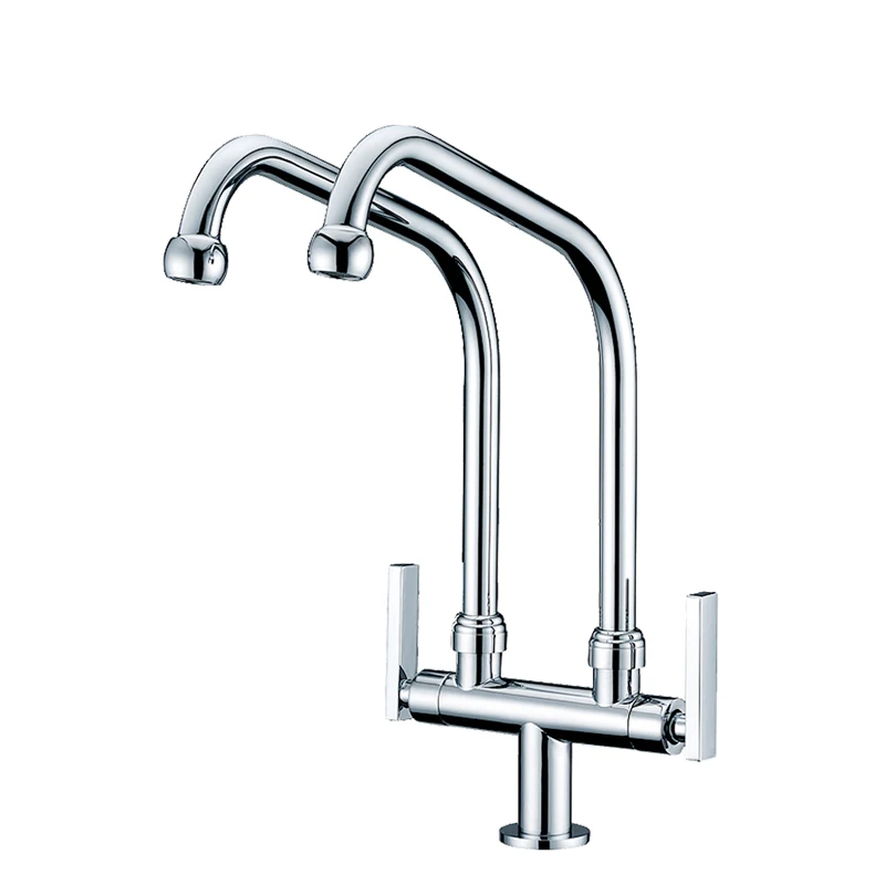 The seat type copper single universal rotary double kitchen faucet tap vegetable washing basin sink | Обустройство дома