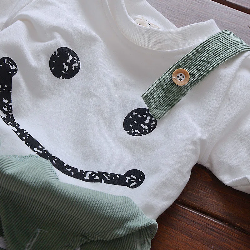 2 шт./компл. Детская футболка и комбинезон | одежда обувь