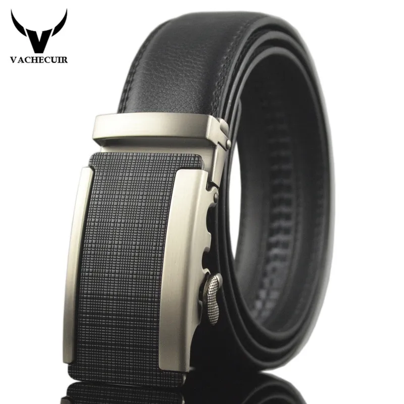 

VACHECUIR Automatic Buckle Belt Mens belts Luxury Designer Belts High Quality Leather Men Belt Cinturones Hombre Ceinture Homme