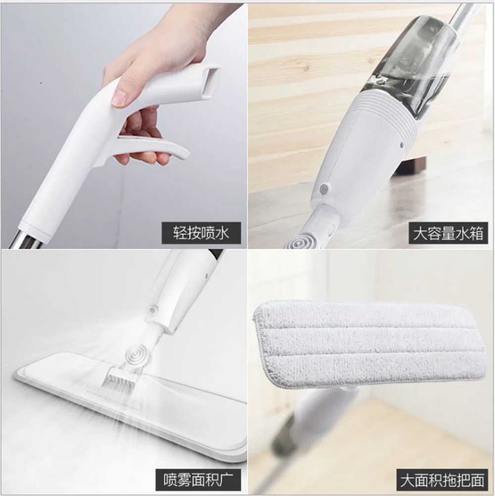 xiaomi mi jia Deerma, сменная швабра, ткань для mi jia, спрей для воды, Швабра, вращающаяся на 360 градусов, чистящая тканевая головка, деревянная