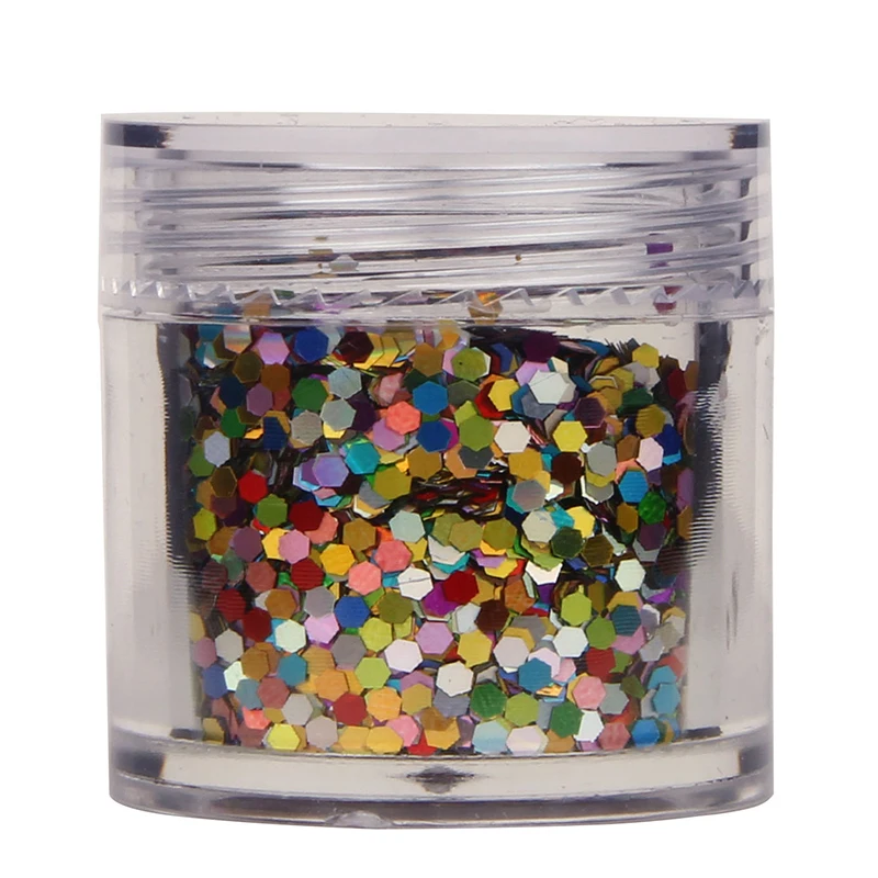 5 г Голографический лазерный маникюр ногтей Блеск пыли Советы украшения формы