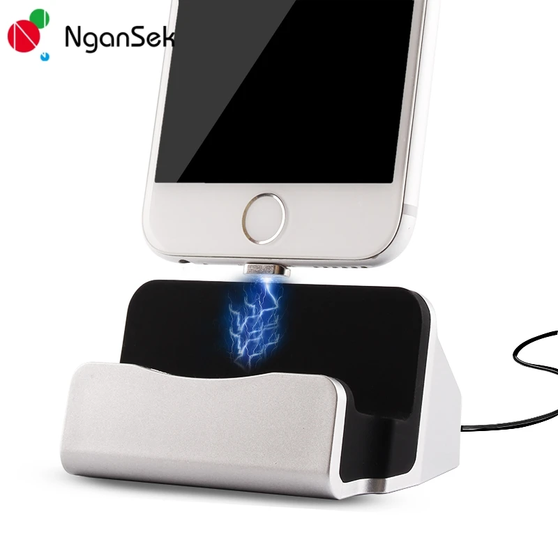 Зарядное устройство Док-станция для iPhone 7 Plus Магнитная USB кабель iphone 5S SE 6 S Ipod