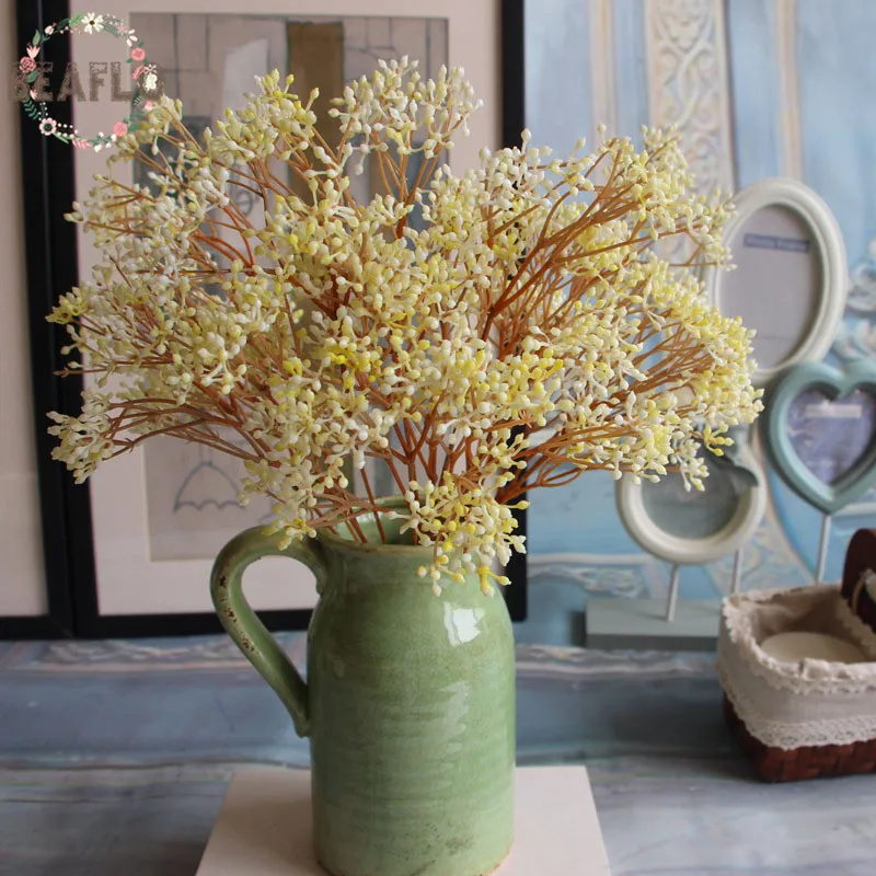 7 цветов 1 предмет искусственный цветок искусственная Гипсофила букет Гипсофилы