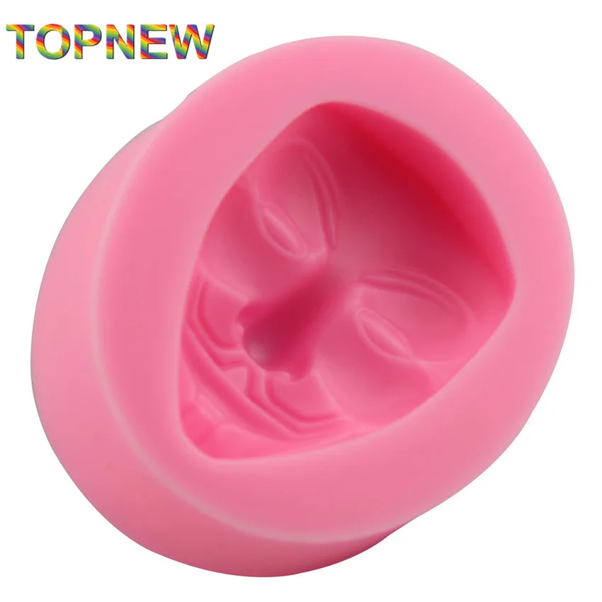Tope новая v образная маска для лица силиконовая форма помадки DIY шоколадная