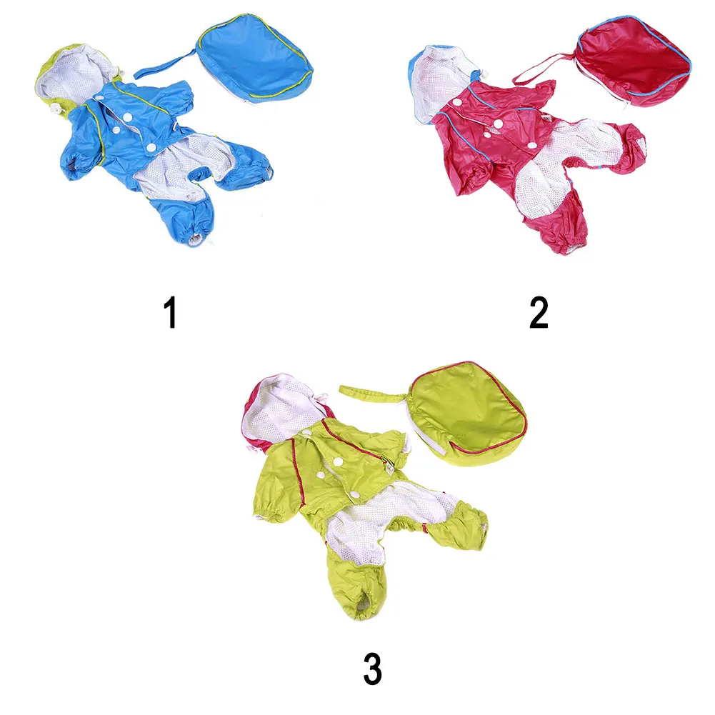 Новый двухслойный Толстый плащ для собак с капюшоном водонепроницаемый дождевик