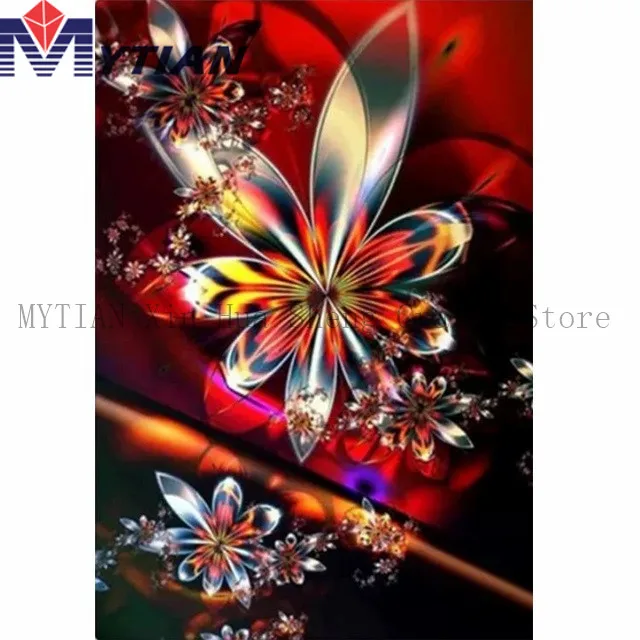 

MYTIAN 5D DIY алмазная живопись красивые цветы 3d Алмазная вышивка Художественный набор легко и быстро ручной работы ремесла вышивка крестиком Де...