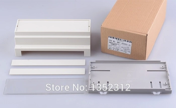 158*87*60mm 3 pcs/lot controller din rail enclosure abs box electronics Plc industrial boxes control IP54 waterproof case | Инструменты