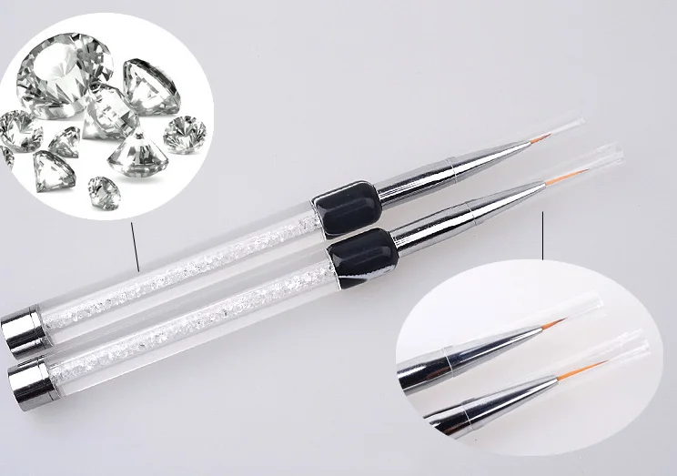 Крошечные тонкие линии аксессуары для ногтей Ручка Кисть рисования DIY инструмент