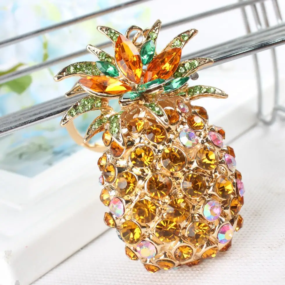Брелок для ключей в виде ананаса фрукта|key key chain|keyrings giftswedding chain |