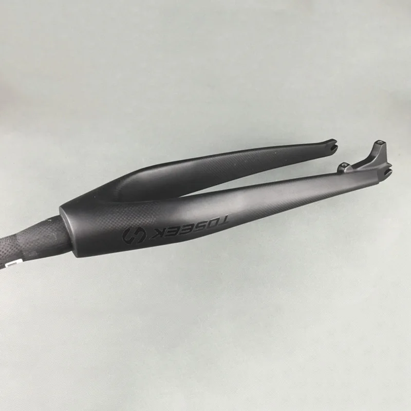 Новая жесткая вилка для горного велосипеда 3K полностью углеродное волокно MTB