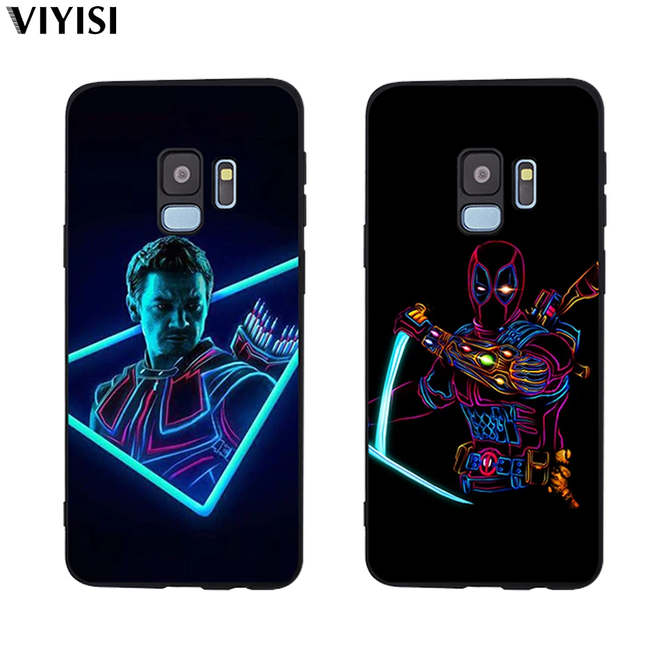Чехол для Samsung Galaxy s9 S6 S7 S8 S10 Lite J5 J7 2017 J4 J6 J8 Plus Marvel Мстители Герои Железный человек