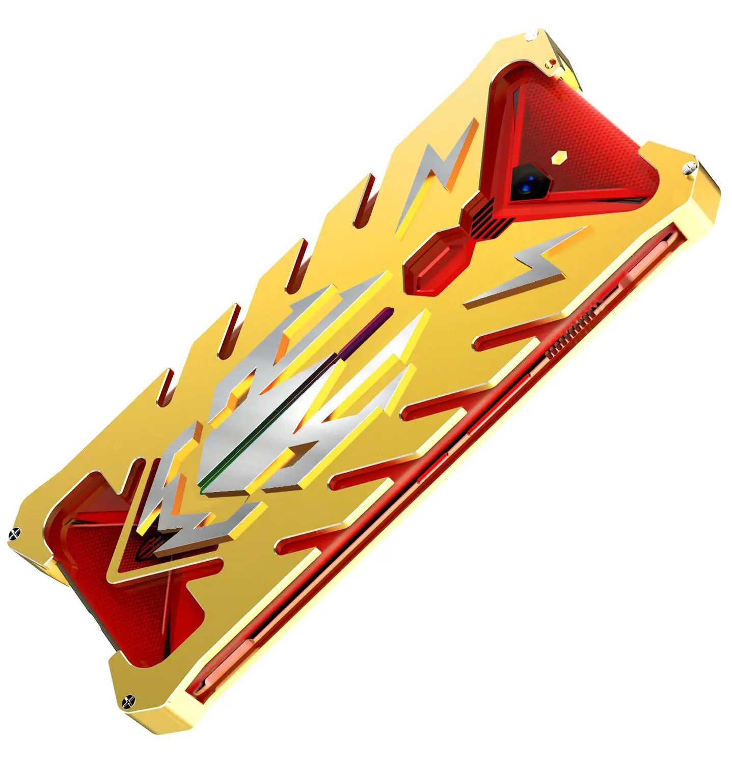 Чехол накладка из алюминия и металла Nubia Red Magic 3 Zimon авиация прочная защита для ZTE