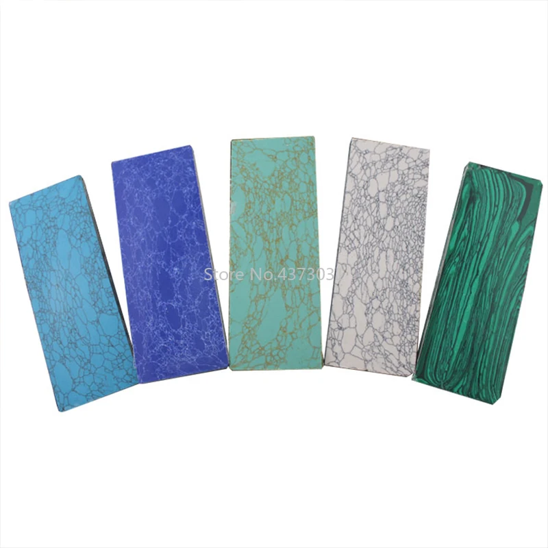 Искусственный бирюзовый материал для рукоятки ножа катапульта полимерный