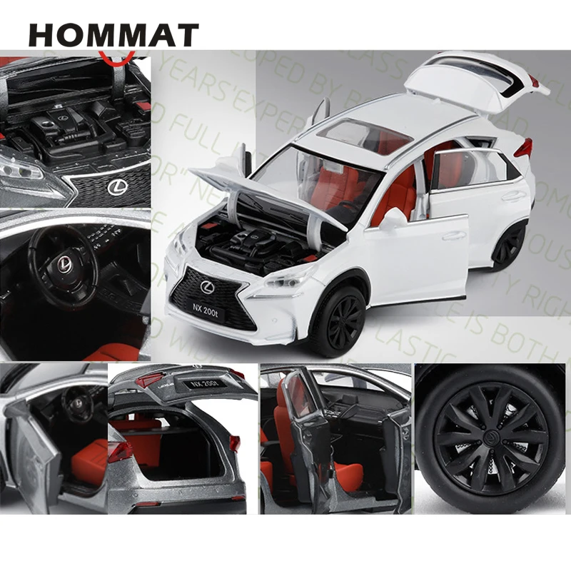 HOMMAT Simulation 1:32 Lexus NX 200T внедорожный внедорожник модель автомобиля литые под давлением игрушки модели автомобилей детские игрушки для детей