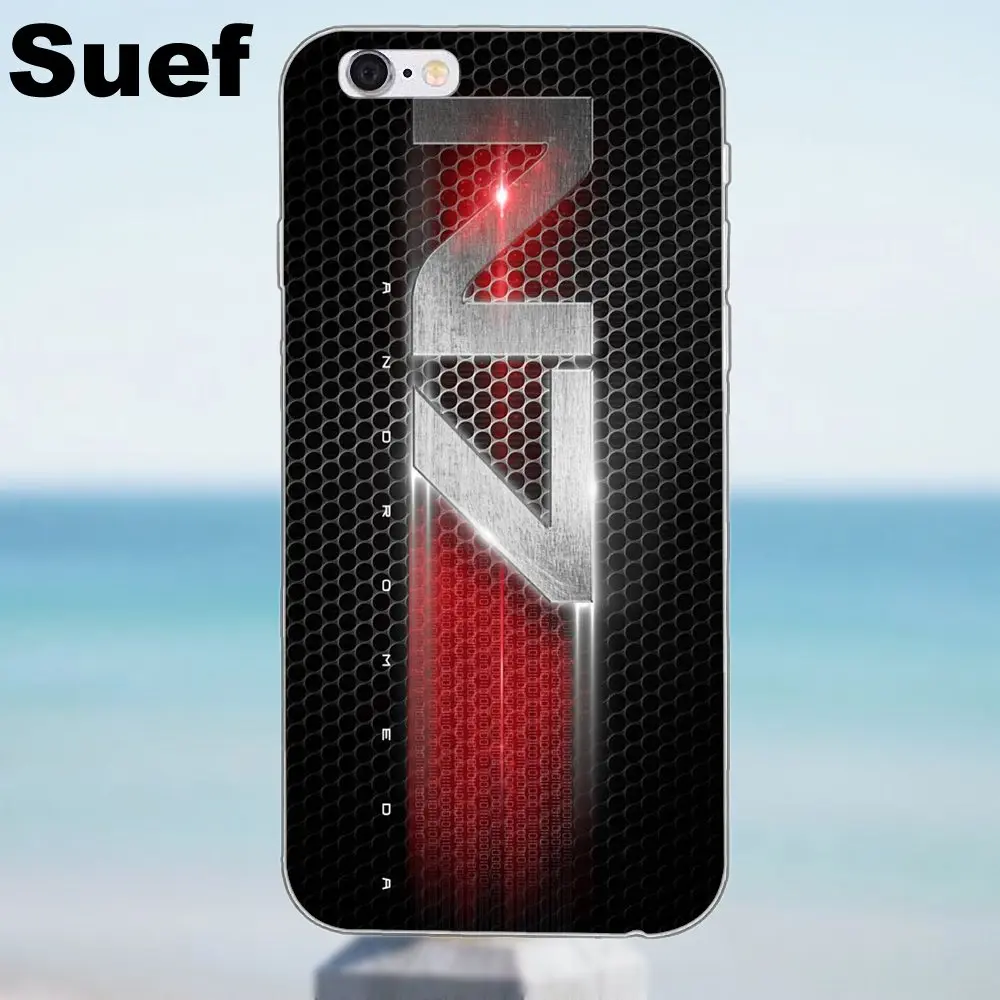 Suef Mass Effect N7 логотип для iPhone 4 4S 5 5S 5C SE 6 6S 7 8 Plus X Samsung Galaxy J1 J3 J5 J7 A3 A5 2016 2017 мягкая новая