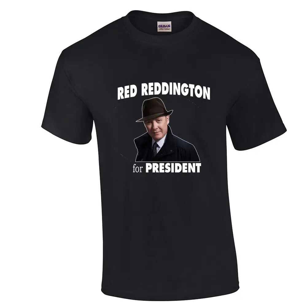 Красный Реддингтон футболка для President черный список Fan Tee|Мужские футболки| |