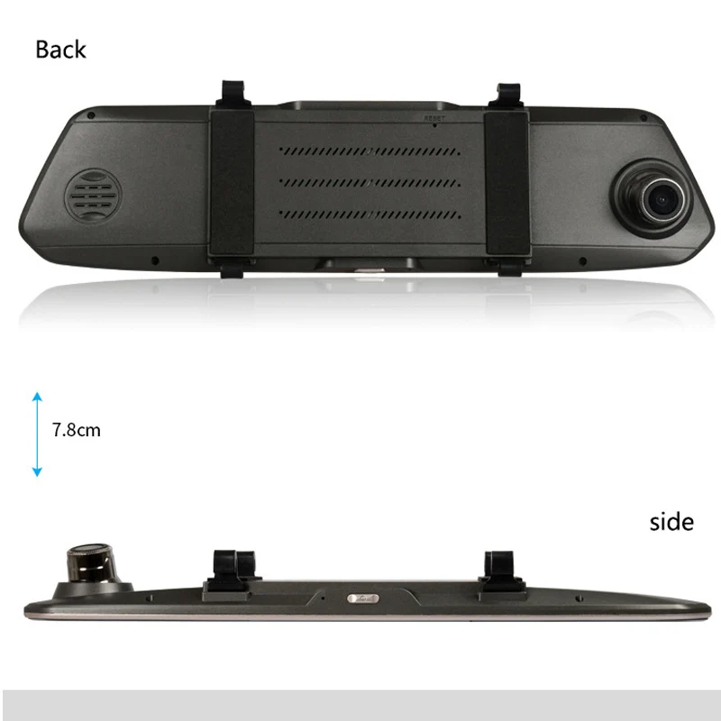 Высокое разрешение сенсорный экран 7 дюймов Dash Cam Автомобильный dvr высокая