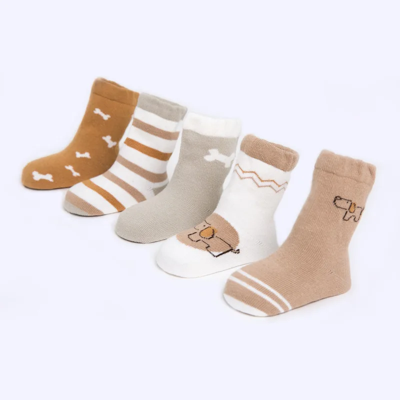 1 пара мультяшных носков для новорожденных Модные Повседневные Носки мальчиков и