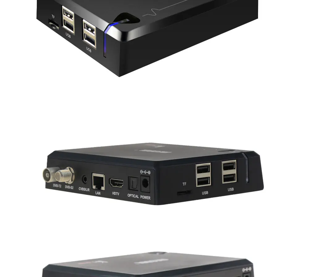 Mecool KI PRO 2 ГБ/16 ГБ DVB-T2 DVB-S2 DVB-C Android 7,1 ТВ приставка Amlogic S905D wifi HD спутниковый ресивер Поддержка Google Widevine