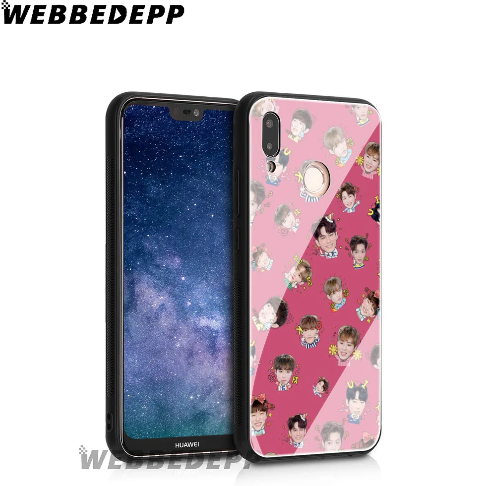 WEBBEDEPP Wanna One Music чехол из закаленного стекла для Huawei Mate 20 P20 P10 P Smart 2019 2018 и Honor 10 9 8X 7A