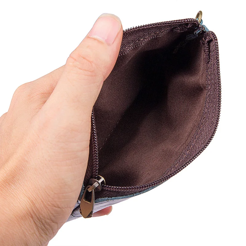 Новый короткий кошелек из натуральной кожи синий желтый зеленый коричневый