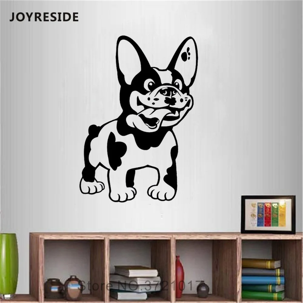 Веселые наклейки с животными joysebe виниловые для детской комнаты интерьера дома